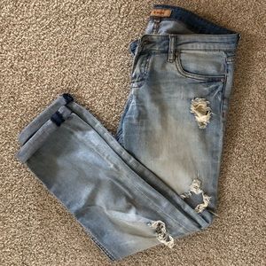 STS Blue Light Wash Distressed Skinny Jeans Size 3/26